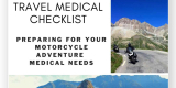 Motorcycle travel medical checklist